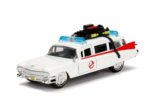 Cadillac Ambulance Ecto-1 from "Ghostbusters" Movie "Hollywood Rides" Series 1/32 Diecast Model Car by Jada