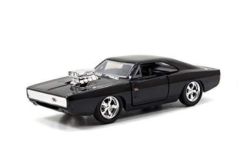 Dom's Dodge Charger R/T Black "Fast & Furious 7" (2015) Movie 1/32 Diecast Model Car by Jada