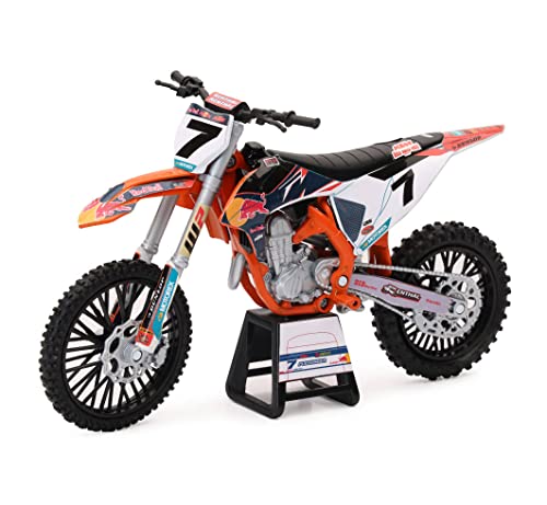 KTM 450 SX-F Motorcycle #7 Aaron Plessinger "Red Bull KTM Factory Racing" 1/12 Diecast Model by New Ray