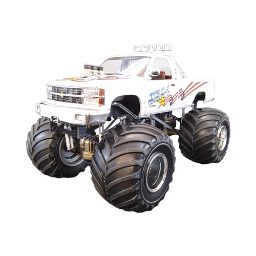 Skill 2 Model Kit Chevrolet Silverado "USA-1" Monster Truck 1/25 Scale Model by AMT