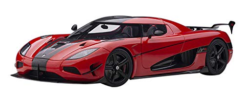 Koenigsegg Agera RS Chili Red with Black Accents 1/18 Model Car by Autoart