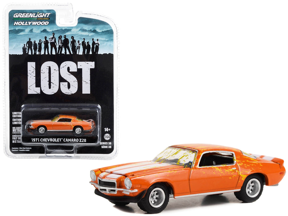 1971 Chevrolet Camaro Z/28 Orange with White Stripes (Dirty Version)