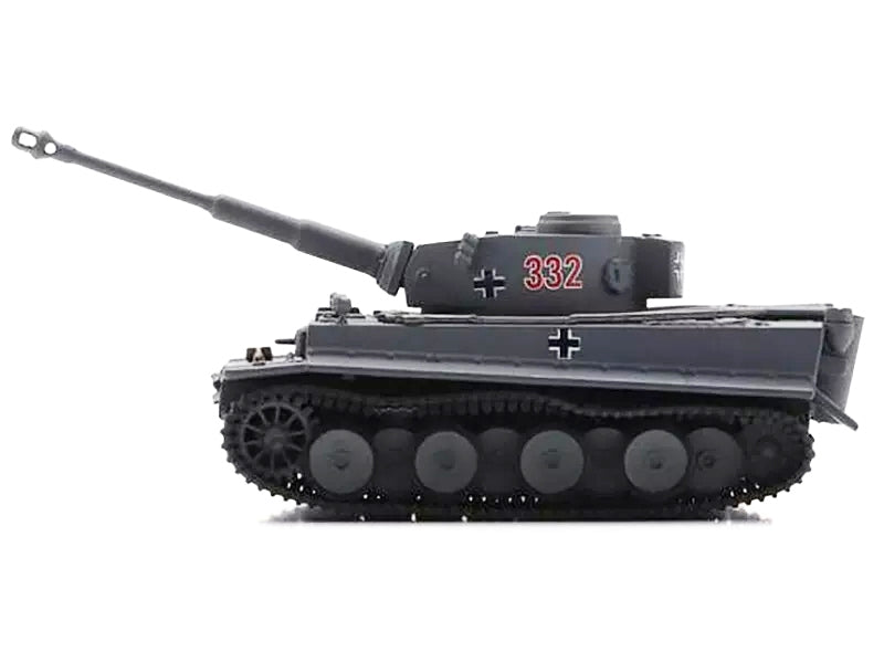Panzerkampfwagen VI Tiger Tank #332 Gray "German Army" 1/87 (HO) Diecast Model Car by Schuco