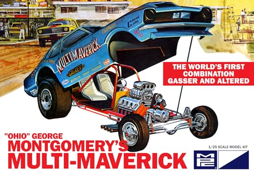 Skill 2 Model Kit "Ohio" George Montgomery's Multi Maverick Funny Car 1/25 Scale Model by MPC