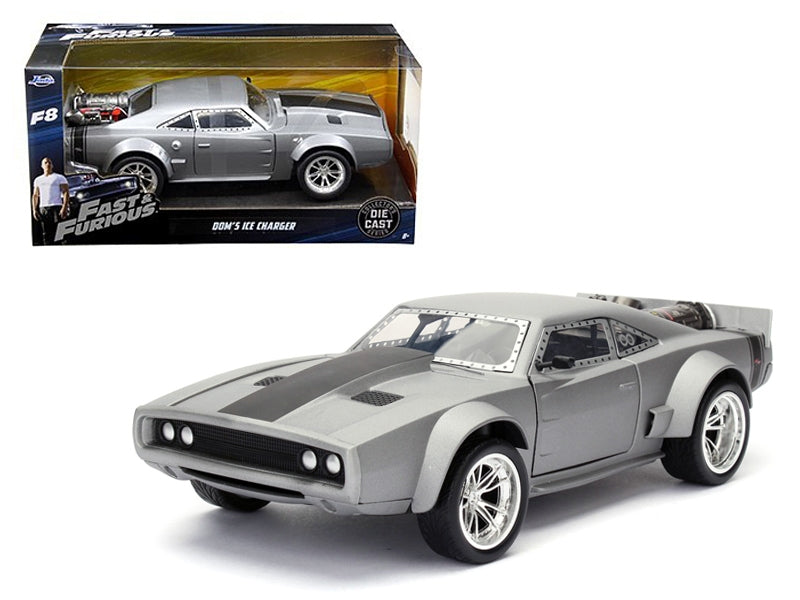 NEW Dom's Ice Charger "Fast & Furious" F8 Movie 1/24 Diecast Model Car by Jada