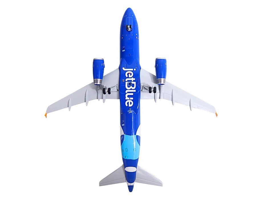 Airbus A320 Commercial Aircraft "JetBlue Airways - Forever Blue" (N547JB) Blue with Graphics "Gemini 200" Series 1/200 Diecast Model Airplane by GeminiJets