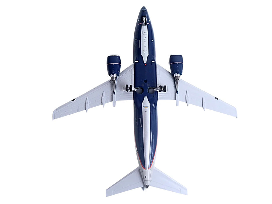 Boeing 737-500 Commercial Aircraft "United Airlines - Classic 737 Series" (N936UA) Gray with Blue Tail "Gemini 200" Series 1/200 Diecast Model Airplane by GeminiJets