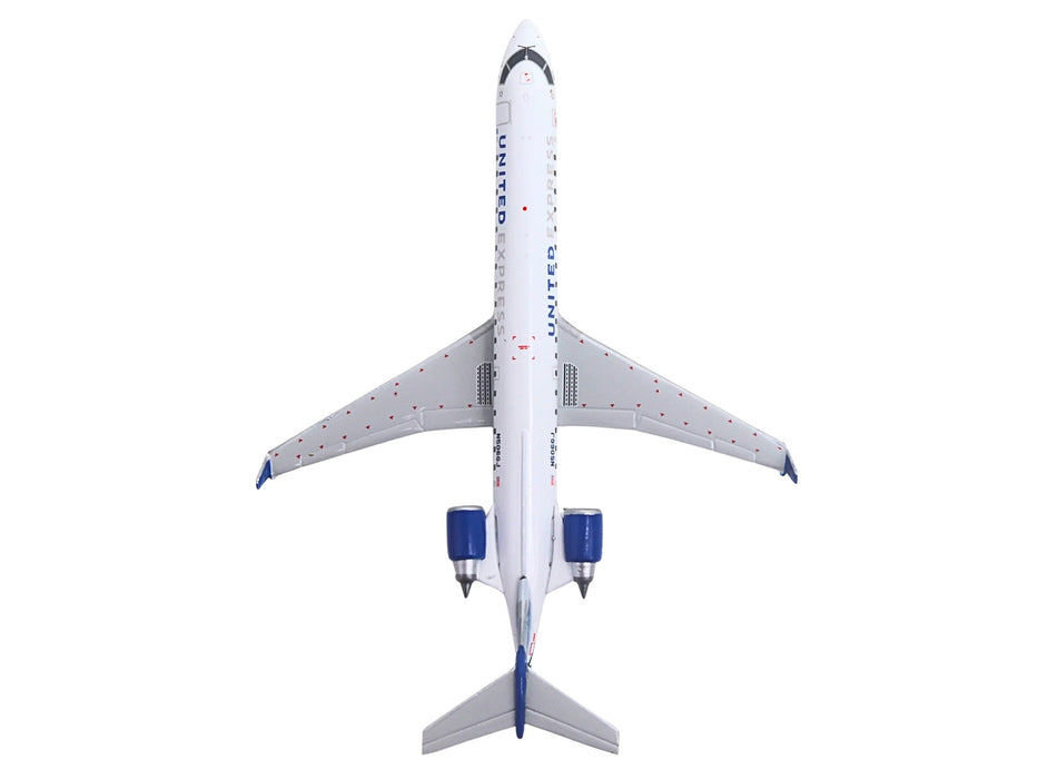 Bombardier CRJ550 Commercial Aircraft "United Express" (N506GJ) White with Blue Tail 1/400 Diecast Model Airplane by GeminiJets