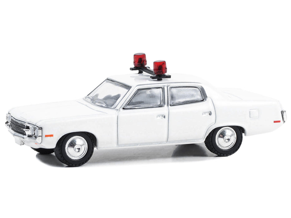1971 AMC Matador Police Car White with Light Bar "Hot Pursuit