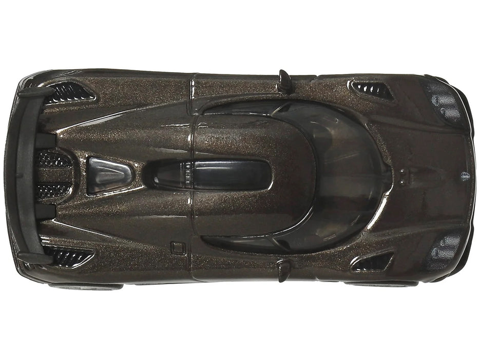 Koenigsegg CCXR Dark Gray Metallic "Fast Five" (2011) Movie "Fast & Furious" Series Diecast Model Car by Hot Wheels