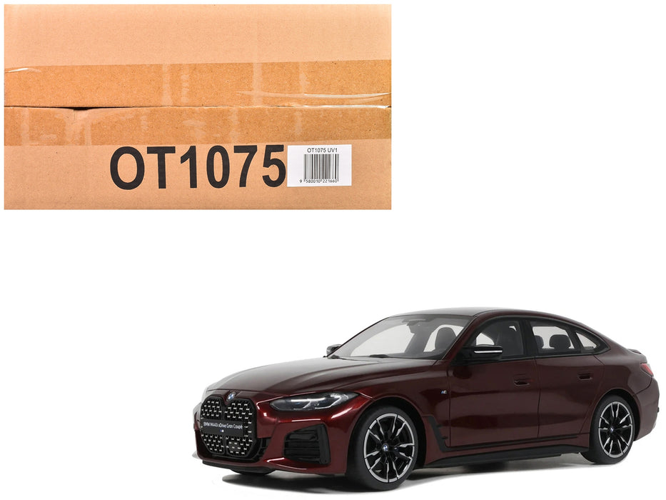 2021 BMW M440i xDrive Gran Coupe Aventurin Red Metallic Limited Edition to 500 pieces Worldwide 1/18 Model Car by Otto Mobile
