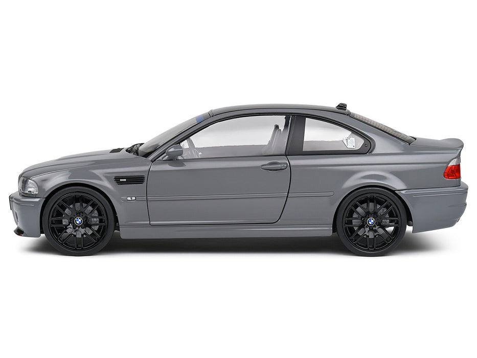 2000 BMW E46 M3 "Streetfighter" Nardo Gray with Black Top 1/18 Diecast Model Car by Solido