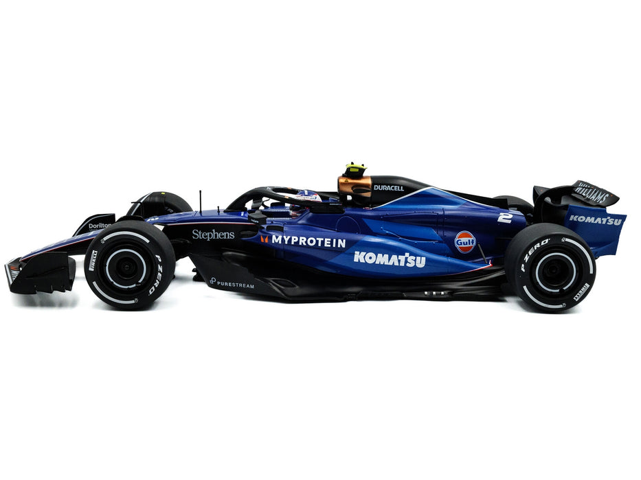 Williams FW46 #2 Logan Sargeant "Williams Racing" Formula One F1 Saudi Arabian GP (2024) "Competition" Series 1/18 Diecast Model Car by Solido