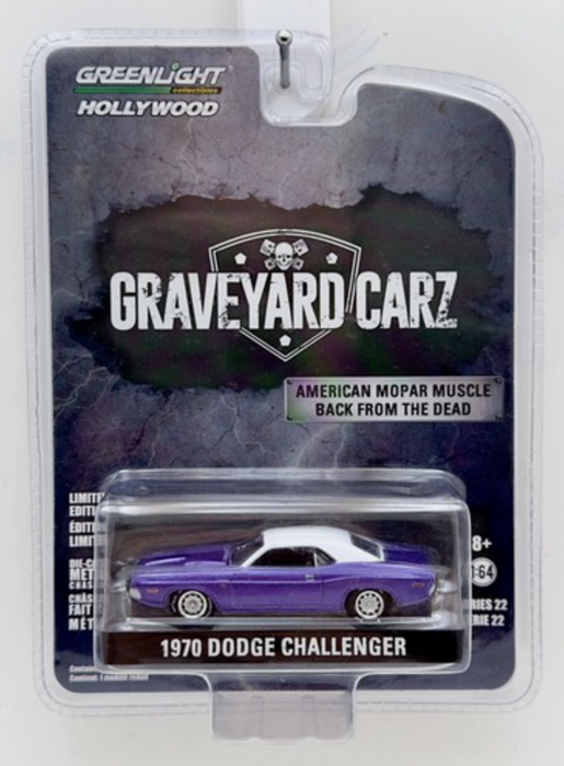 Greenlight Hollywood 1:64 "Graveyard Carz" 1970 Dodge Challenger Series 22