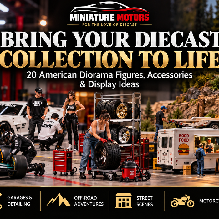 Bring Your Diecast Collection to Life: 20 American Diorama Figures, Accessories & Display Ideas