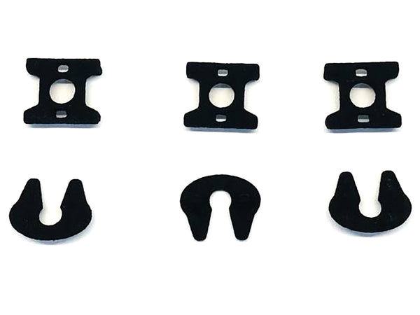 Fifth Wheel Sets (3 Sets) 1/87 (HO) Plastic Model by Promotex - Miniature Motors