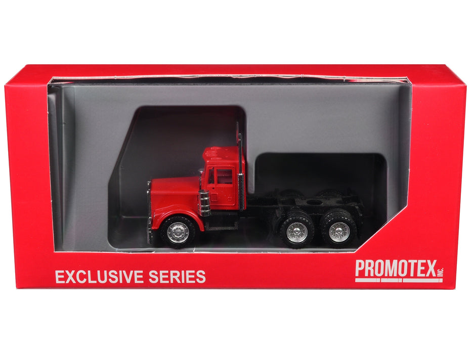 Kenworth W900 Short Day Cab "New Version" Red 1/87 (HO) Plastic Model Car by Promotex