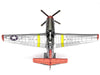 Model Kit North American P-51D Mustang Fighter Aircraft "Tuskegee Airmen Duchess Arlene 100th Fighter Squadron" United States Army Air Forces (Challenging Difficulty) Steel Model by Metal Earth
