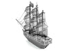 Model Kit Black Pearl Ship (Moderate Difficulty) Steel Model by Metal Earth