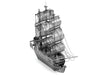 Model Kit Black Pearl Ship (Moderate Difficulty) Steel Model by Metal Earth