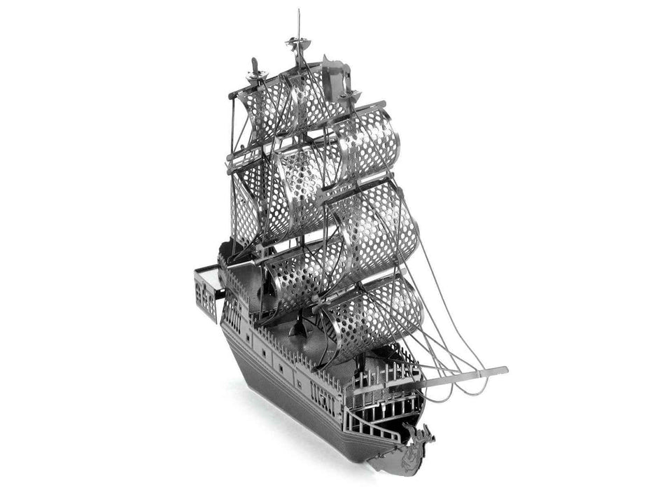 Model Kit Black Pearl Ship (Moderate Difficulty) Steel Model by Metal Earth