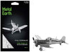 Model Kit Vought F4U Corsair Fighter Aircraft "United States Navy" (Moderate Difficulty) Steel Model by Metal Earth