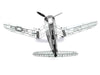 Model Kit Vought F4U Corsair Fighter Aircraft "United States Navy" (Moderate Difficulty) Steel Model by Metal Earth