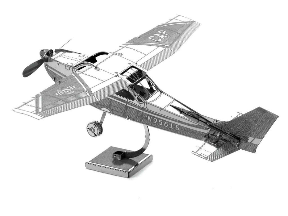 Model Kit Cessna 172 Skyhawk Aircraft (Moderate Difficulty) Steel Model by Metal Earth