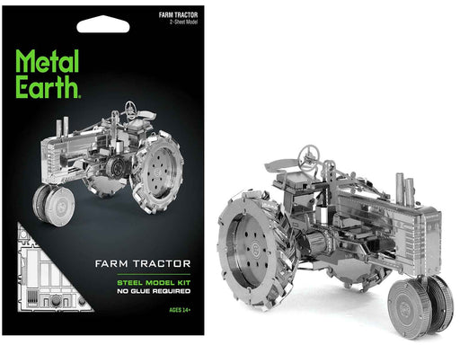 Model Kit Farm Tractor (Challenging Difficulty) Steel Model by Metal Earth