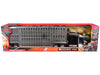 Kenworth W900 Truck Black with Pot Belly Livestock Chrome "Long Haul Truckers" Series 1/32 Diecast Model by New Ray - Miniature Motors