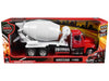 Freightliner 114SD Cement Mixer Red and White "Long Haul Truckers" Series 1/32 Diecast Model by New Ray - Miniature Motors