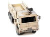 M1083 MTV (Medium Tactical Vehicle) Armored Cab Cargo Truck with Turret Desert Camouflage "US Army" "Armor Premium" Series 1/72 Diecast Model by Panzerkampf
