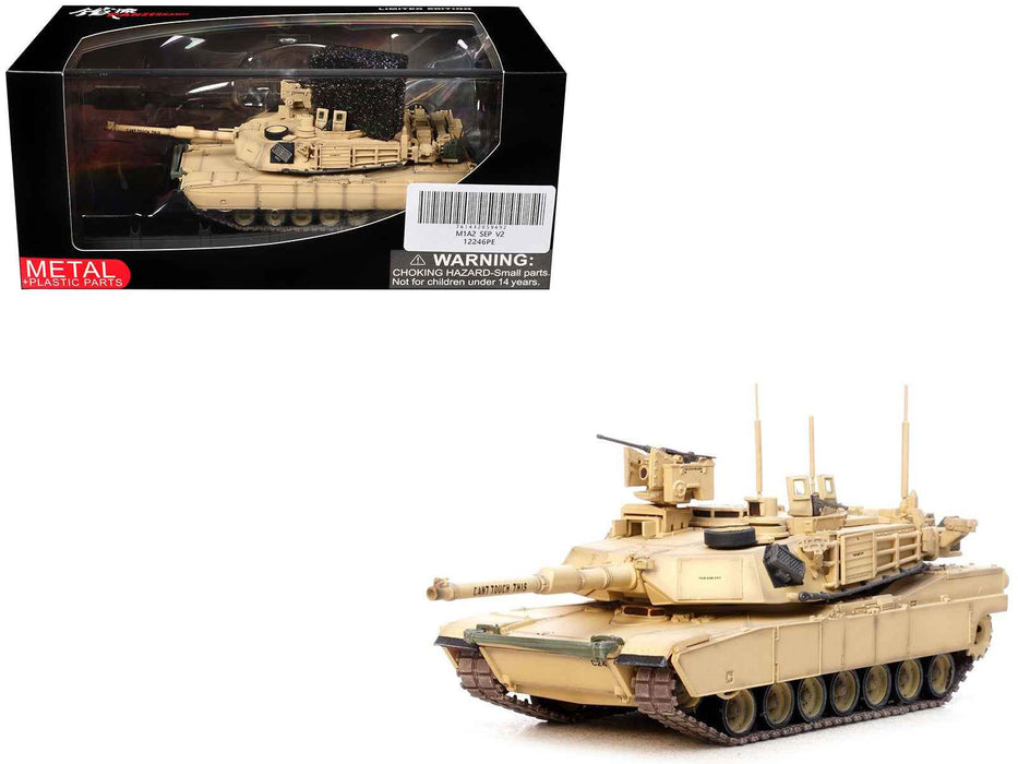 General Dynamics M1A2 SEP V2 Abrams Tank "1st Battalion 15th Cavalry Regiment 3rd Heavy Brigade 3rd Cavalry Division" United States Army 1/72 Diecast Model by Panzerkampf