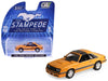 1982 Ford Foxbody Mustang Medium Vanilla Yellow with Black Top "The Mustang Stampede" Series 2 1/64 Diecast Model Car by Greenlight