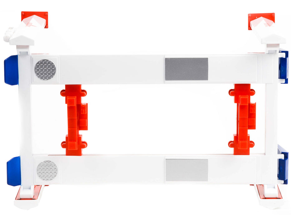 Adjustable Four Post Lift "Chevron Gasolines" for 1/18 Scale Diecast Model Cars by Greenlight