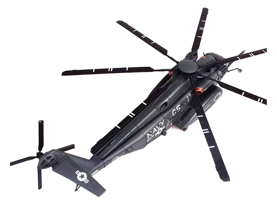 Sikorsky MH-53E Sea Dragon Helicopter "United States Navy Blackhawks Tail Number 05" Dark Gray 1/72 Diecast Model by Panzerkampf