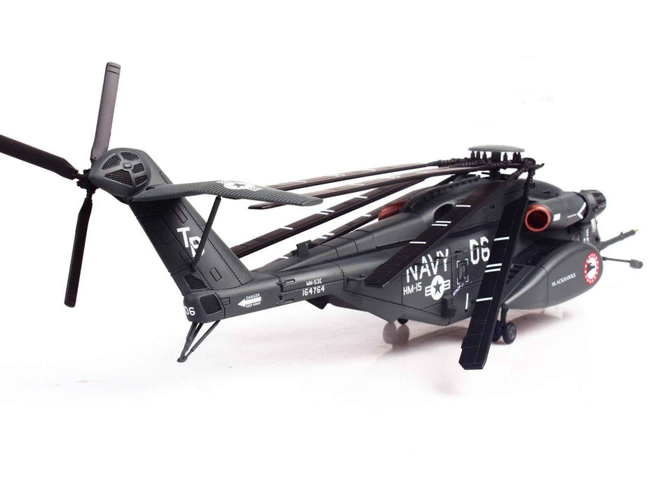 Sikorsky MH-53E Sea Dragon Helicopter "United States Navy Blackhawks Tail Number 06" Dark Gray 1/72 Diecast Model by Panzerkampf