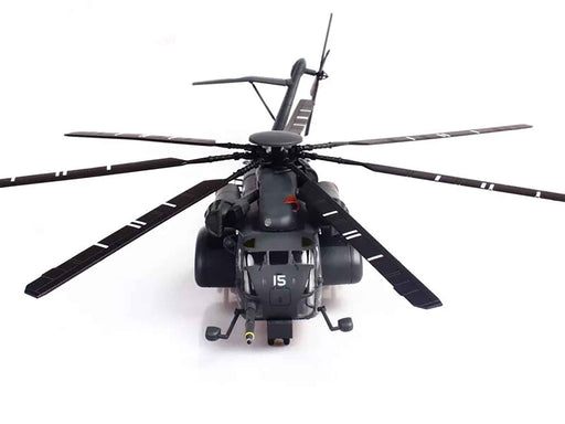 Sikorsky MH-53E Sea Dragon Helicopter "United States Navy Blackhawks Tail Number 15" Dark Gray 1/72 Diecast Model by Panzerkampf