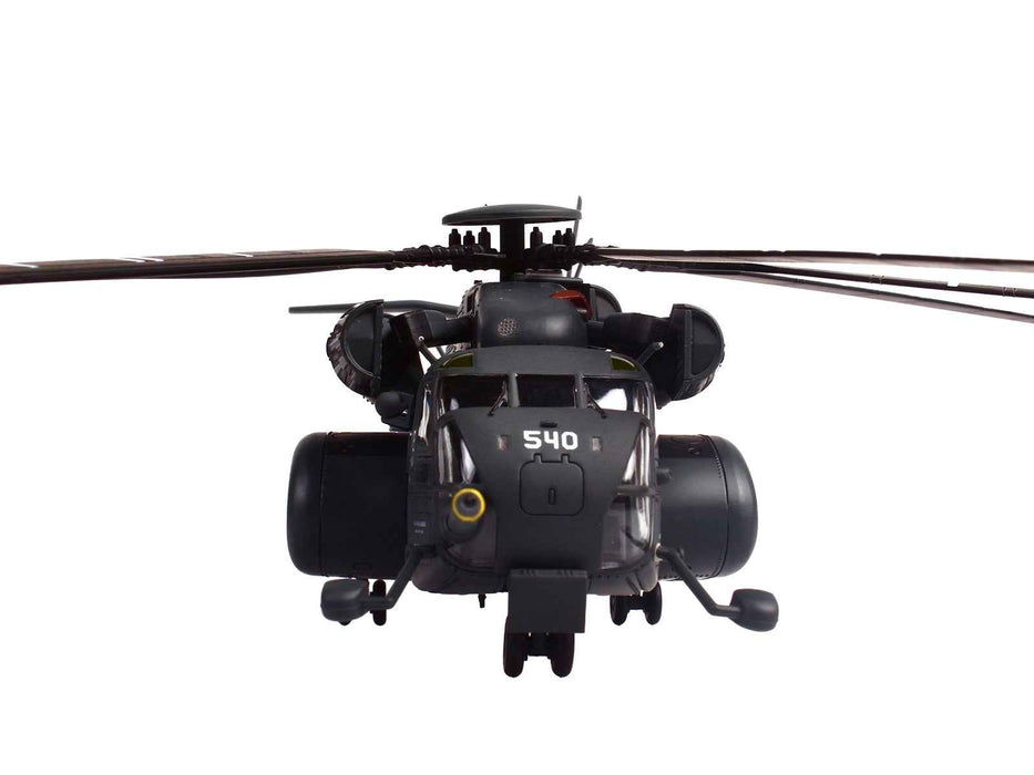 Sikorsky MH-53E Sea Dragon Helicopter "United States Navy Vanguard Tail Number 540" Dark Gray 1/72 Diecast Model by Panzerkampf