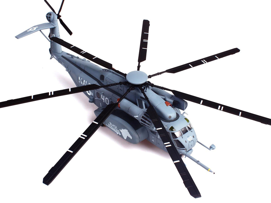Sikorsky MH-53E Sea Dragon Helicopter "United States Navy Black Stallions Tail Number 40" Light Gray 1/72 Diecast Model by Panzerkampf