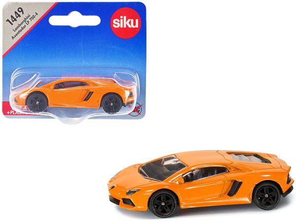 Lamborghini Aventador LP700-4 Orange Diecast Model Car by Siku - Miniature Motors