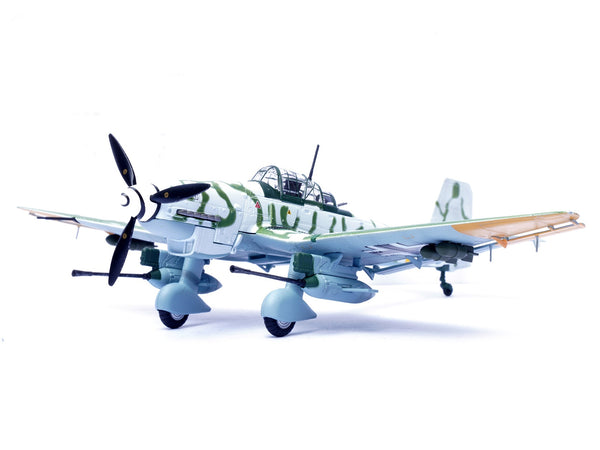 Junkers Ju 87G2 Stuka Bomber Aircraft "10.(Pz)/SG 2 Immelmann Markisch Friedland Pomerania" (1945) German Luftwaffe "Wing" Series 1/72 Diecast Model by Panzerkampf - Miniature Motors
