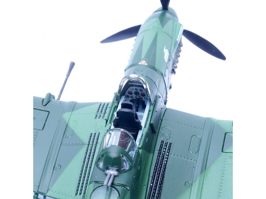 Junkers Ju 87G2 Stuka Bomber Aircraft "10.(Pz)/SG 2 Immelmann T6+BB Oberst Hans-Ulrich Rudel Romania" (1944) German Luftwaffe "Wing" Series 1/72 Diecast Model by Panzerkampf