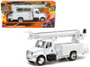 International 4200 Digger Service Truck White "Long Haul Trucker" Series 1/43 Diecast Model by New Ray - Miniature Motors