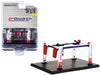 Adjustable Four-Post Lift "BFGoodrich" White and Red "Four-Post Lifts" 