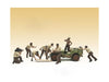1:18 SCALE GARAGE FIGURE SET – 8 PCS MECHANIC SCENE - Miniature Motors