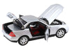 1996 Mercedes-Benz SLK Convertible Brilliant Silver Metallic 1/18 Diecast Model Car by Norev