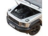 2024 Mercedes-Benz G-Class Professional Iridium Silver Metallic with Black Top and Roof Rack 1/18 Diecast Model Car by Norev