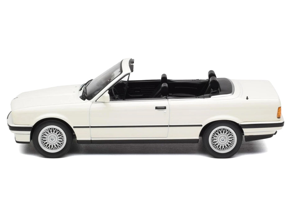 1991 BMW 325i Cabriolet Alpine White 1/18 Diecast Model Car by Norev