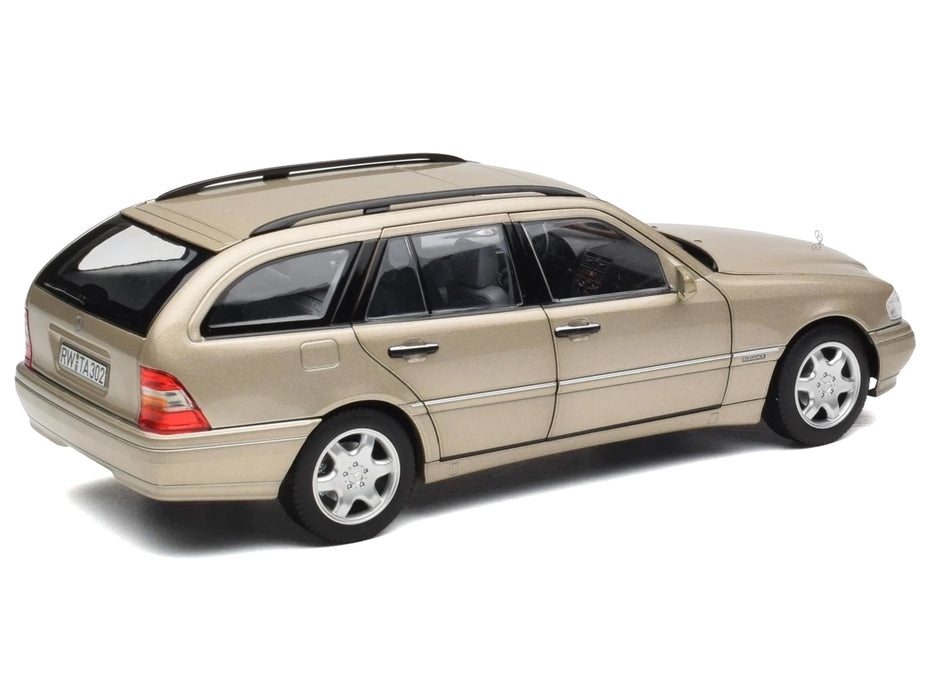 1997 Mercedes-Benz C-Class T-Model Smoke Silver Metallic 1/18 Diecast Model Car by Norev